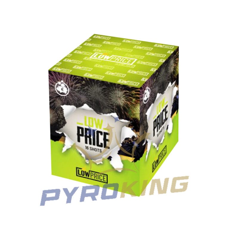 Wyrzutnia fajerwerków 1620MIX Low Price Green SRPyro, 16 strzałów kalibru 20 mm