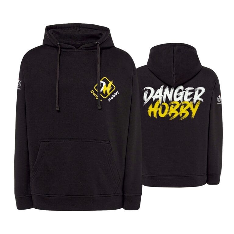 Bluza Danger Hobby rozmiar XL czarna z kapturem