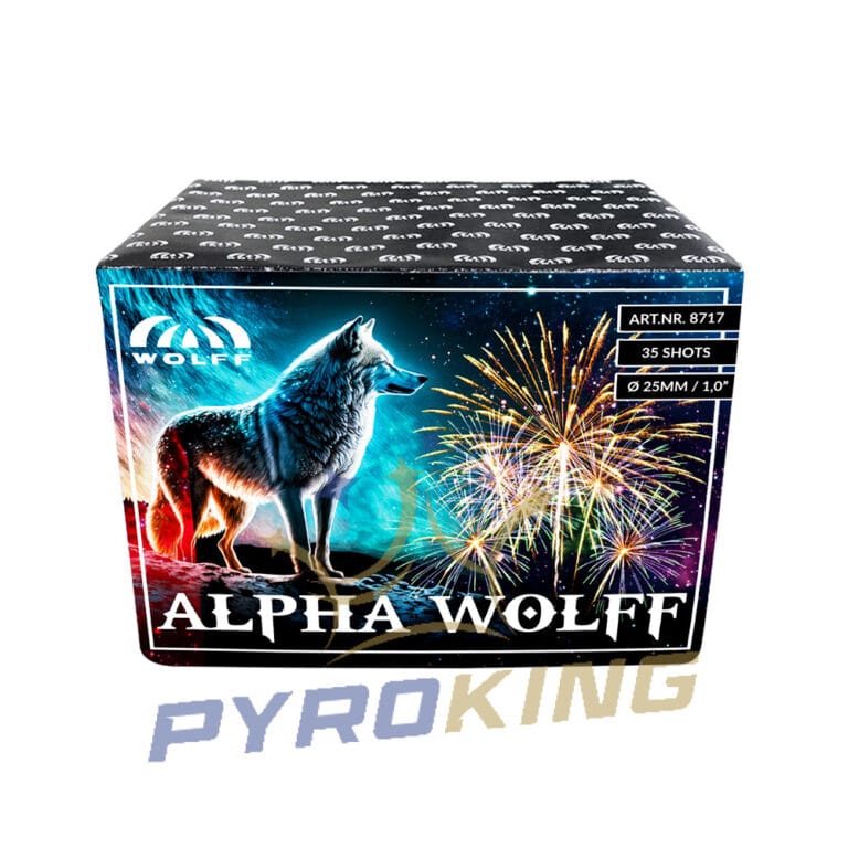 Wyrzutnia fajerwerków Alpha Wolf 8717 Wolff, 35 strzałów kalibru 25 mm