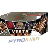 Wyrzutnia fajerwerków Sky Flash Vesta PXB2318 Piromax, 60 strzałów kalibru 20 mm