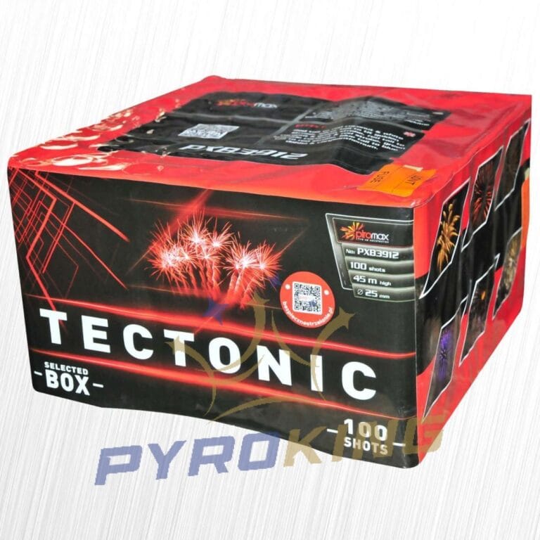 Wyrzutnia fajerwerków Tectonic PXB3912 Piromax, 100 strzałów kalibru 25 mm