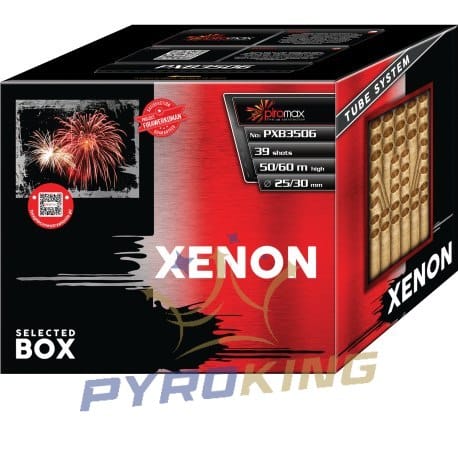 Wyrzutnia fajerwerków Xenon PXB3506 Piromax, 39 strzałów kalibru 25 i 30 mm