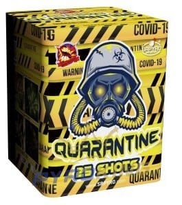 Wyrzutnia fajerwerków Quarantine CL6790PL SRPyro, 25 strzałów kalibru 30 mm