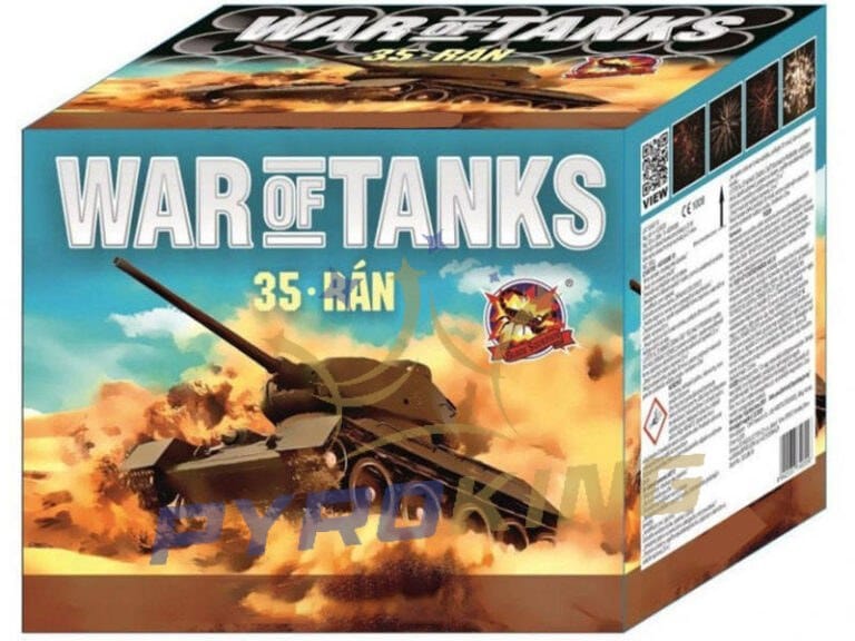 Wyrzutnia War Of Tanks CLE4055 SRPYRO 35 strzałów 36 mm
