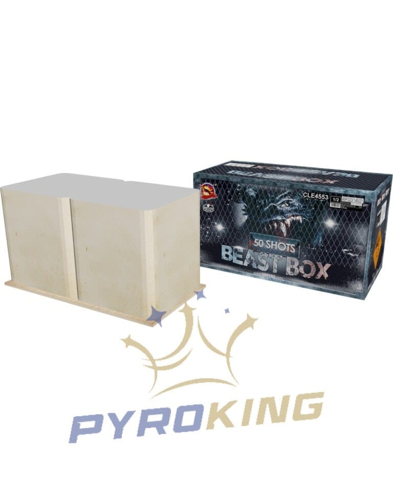Wyrzutnia Beast Box CLE4553 SRPYRO 50 strzałów 48 mm