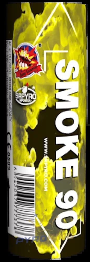 Świeca dymna żółta SRPYRO Smoke 90 CLE7037Y 90 sekund P1
