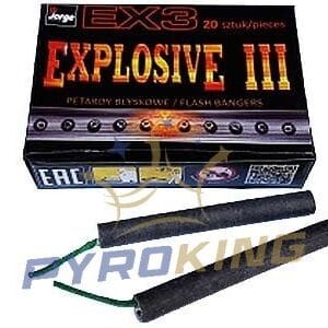 Petardy hukowo-błyskowe Explosive III EX3 Jorge 20 sztuk F3