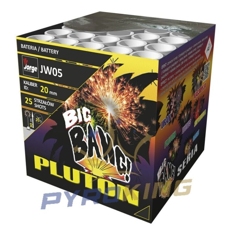 Wyrzutnia fajerwerków Pluton JW05 Jorge, 25 strzałów kalibru 20 mm