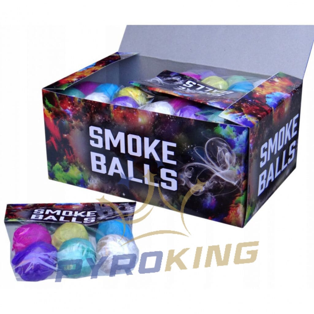 Kulki dymne kolorowe Smoke Balls PXG108 6 szt. Piromax T1