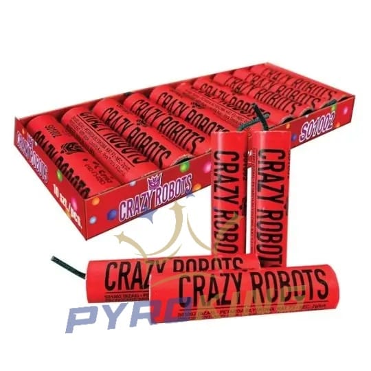Petardy hukowo-błyskowe Crazy Robots S01002 Triplex 10 sztuk F3