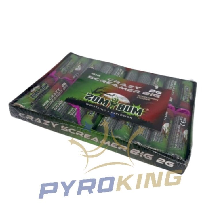 Petardy Crazy Screamer BIG 2G ZB308 Zom Bum 20 sztuk z piskiem F3