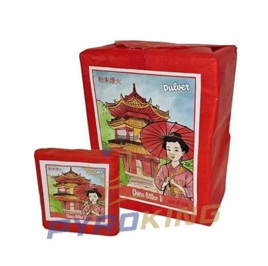 Petardy hukowe China Böller D PP-K-CBD-490 Pulver 4 sztuki F2