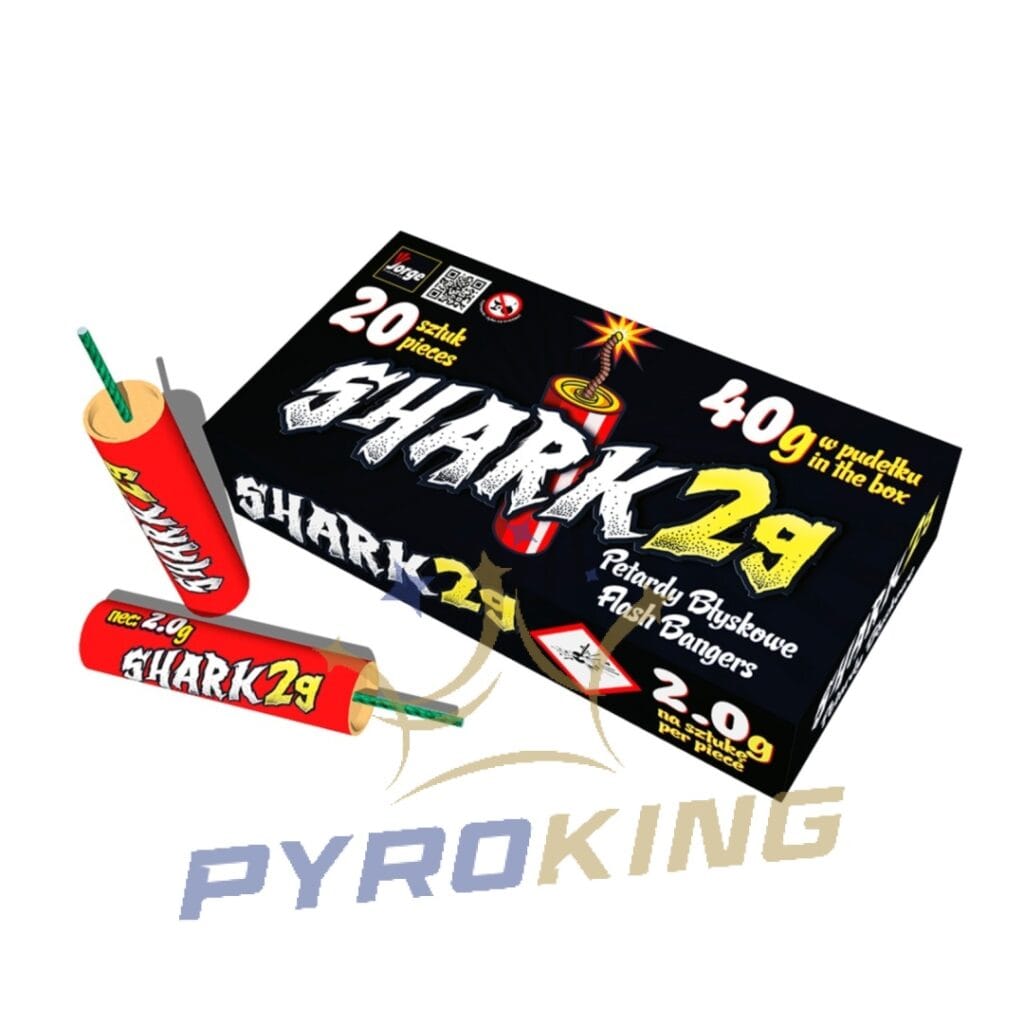 Petardy hukowo-błyskowe Shark FP6 2G Jorge 20 sztuk F3