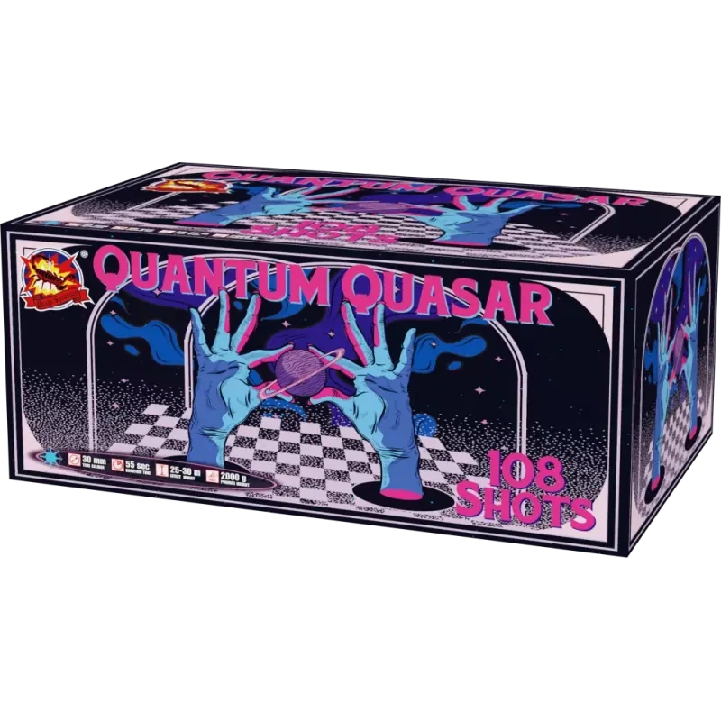 Wyrzutnia Quantum Quasar CLE4588 SRPyro – 108 strzałów, kaliber 30 mm