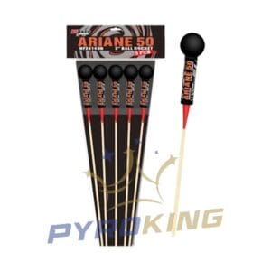 Rakiety kuliste RIAKEO Ariane 50 HF24149R 50 mm – 5 sztuk