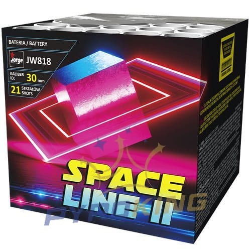 Wyrzutnia fajerwerków Space Line II JW818 Jorge, 21 strzałów kalibru 30 mm