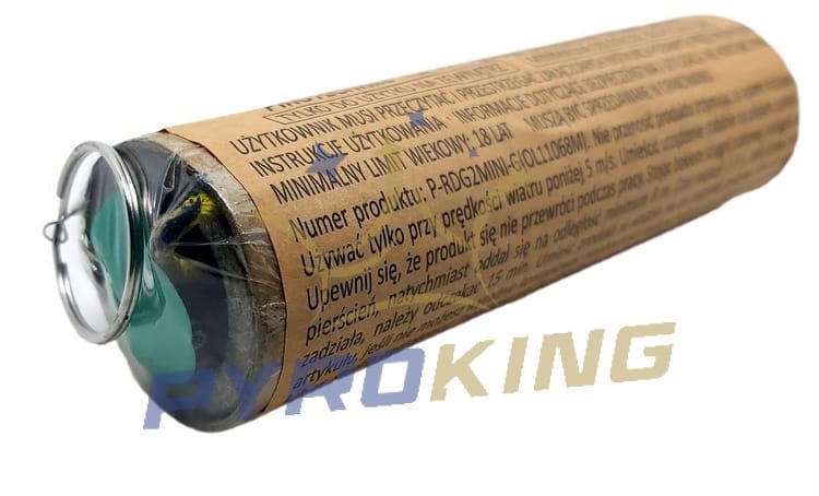 Świeca dymna zielona dwustronna PyroLife RDG2-MINI/G T1