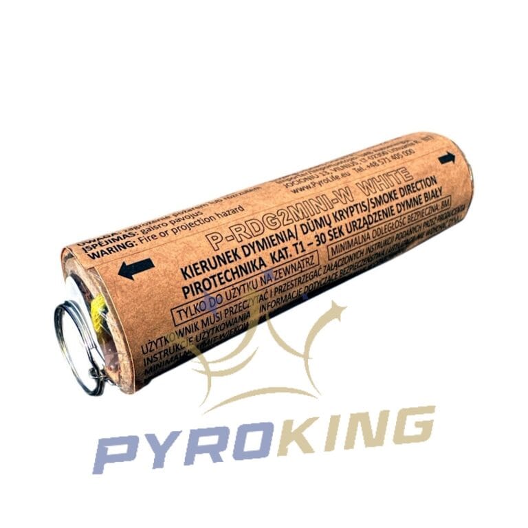 Świeca dymna biała dwustronna Mini na zawleczkę PyroLife RDG2-MINI/W T1