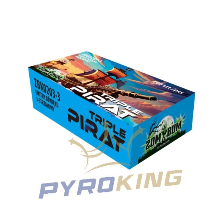 Petardy hukowe Triple Pirat ZBK0203-3 Zom Bum 100 sztuk P1