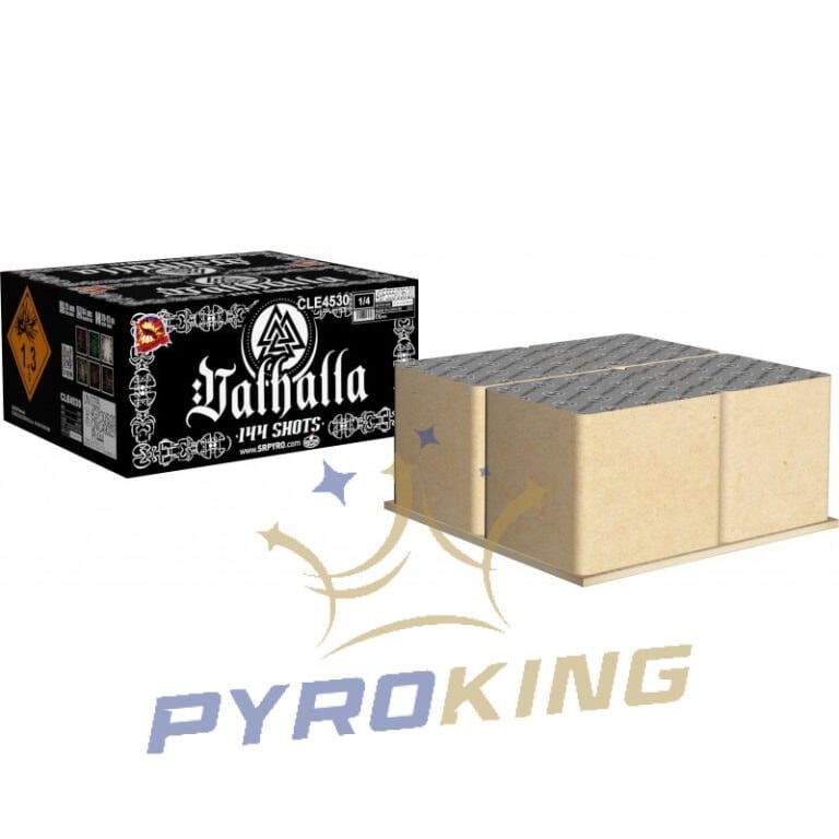 Wyrzutnia fajerwerków Valhalla CLE4530 SRPyro, 100 strzałów kalibru 25 mm