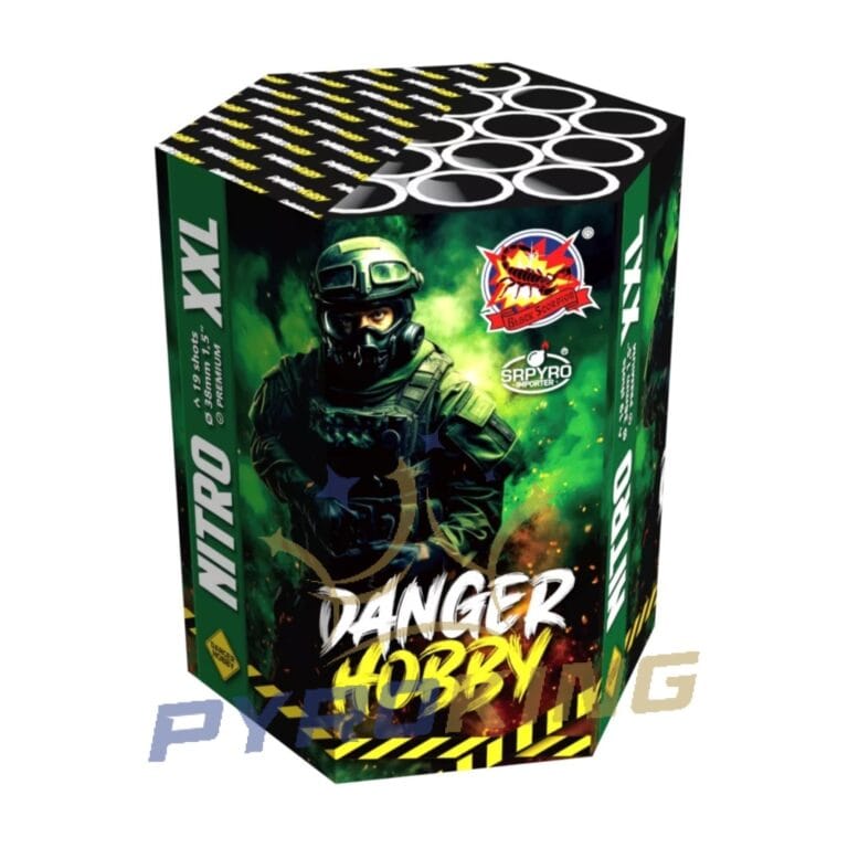 Wyrzutnia Nitro XXL CLE4419 Danger Hobby 19 strzałów kaliber 38 mm