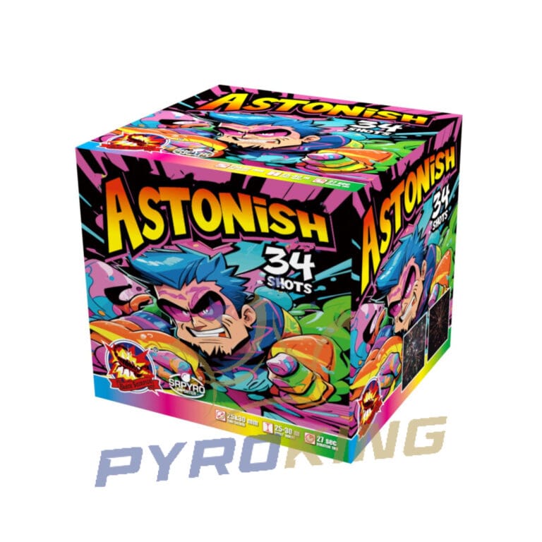 Wyrzutnia Astonish 34 strzały 25/30 mm CLE4367 SRPYRO F2