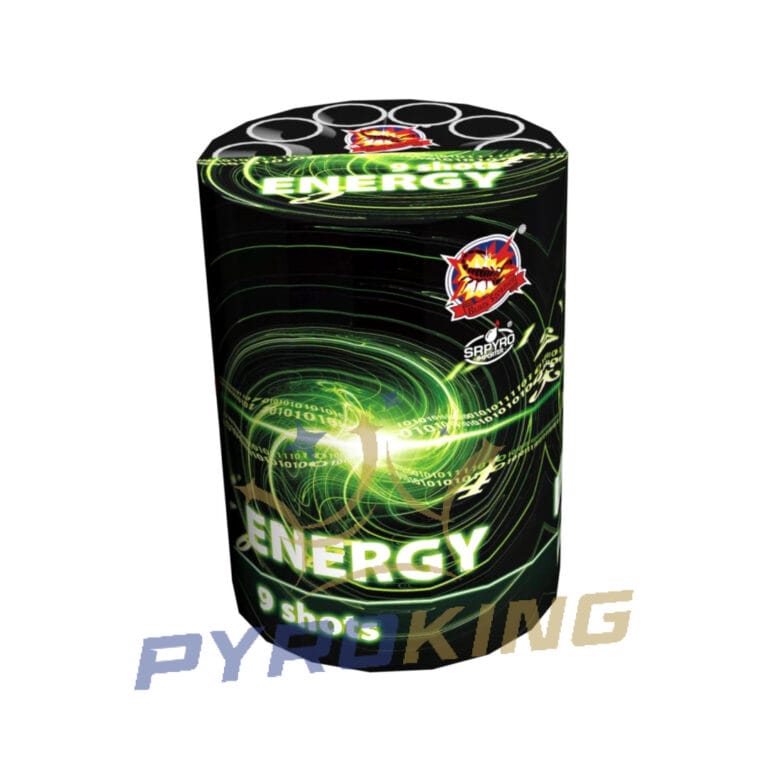 Wyrzutnia fajerwerków Energy CLE4360 SRPyro, 9 strzałów kalibru 38 mm