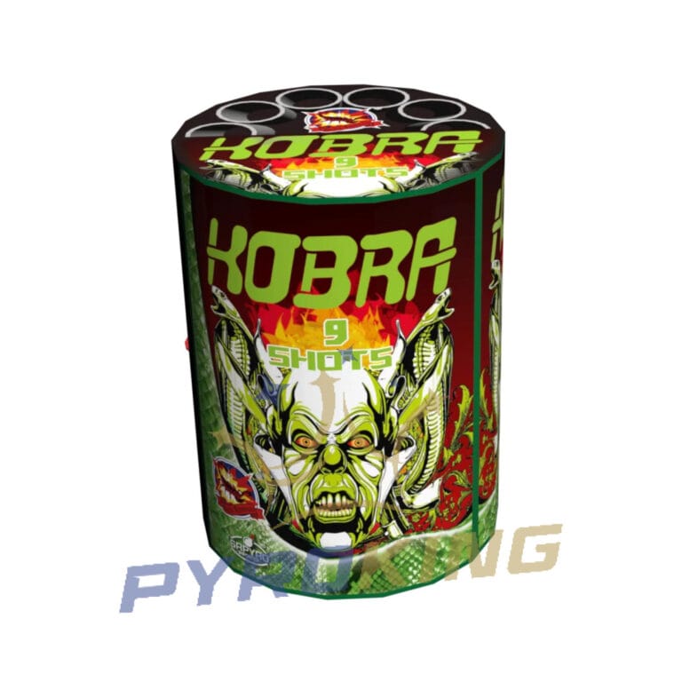 Wyrzutnia fajerwerków Kobra CLE4359 SRPyro, 9 strzałów kalibru 38 mm