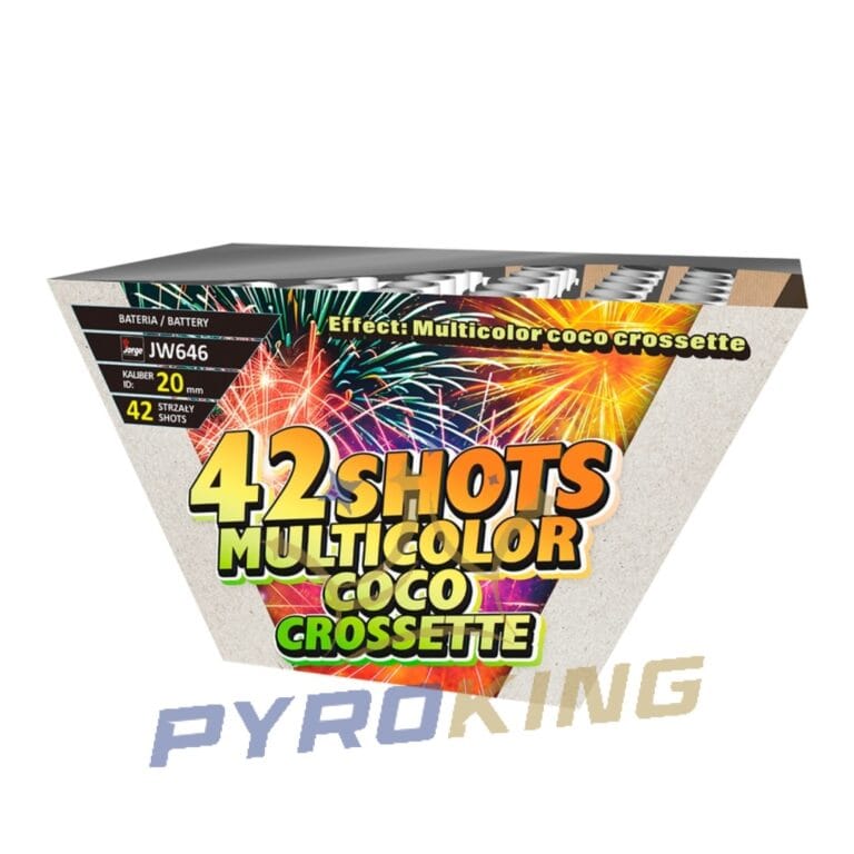 Wyrzutnia Multicolor Coco Crossette JW646 Jorge 42 strzały kaliber 20 mm