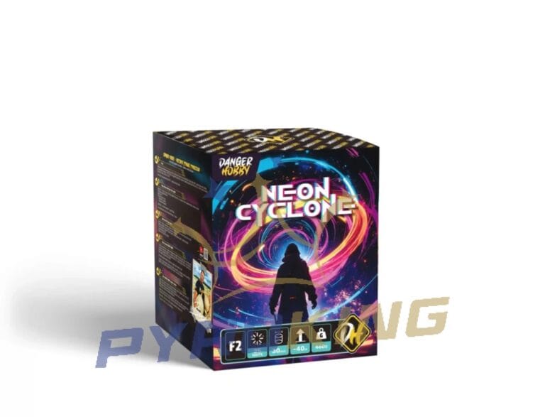Wyrzutnia Neon Cyclone PC2W2 Danger Hobby 25 strzałów kaliber 30 mm