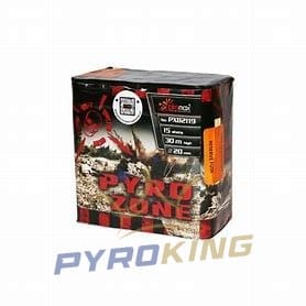 Wyrzutnia fajerwerków Pyro Zone PXB2119 Piromax, 15 strzałów kalibru 20 mm