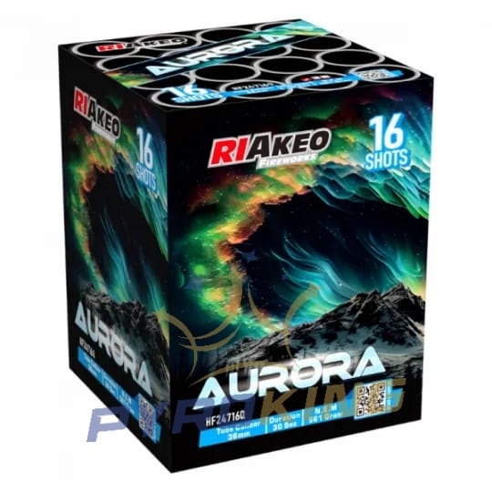 Wyrzutnia fajerwerków Aurora HF24716Q RIAKEO, 16 strzałów kalibru 36 mm