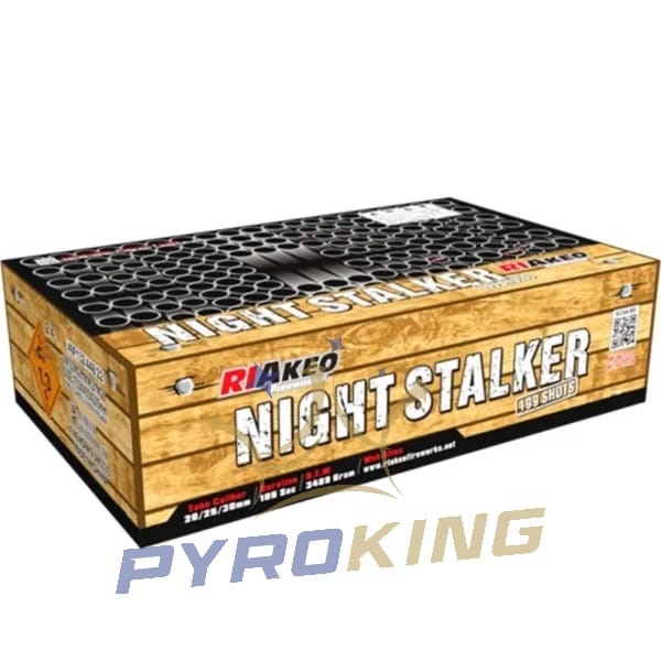 Wyrzutnia fajerwerków Night Stalker Riakeo 199 strzałów kaliber 20/25/30 mm