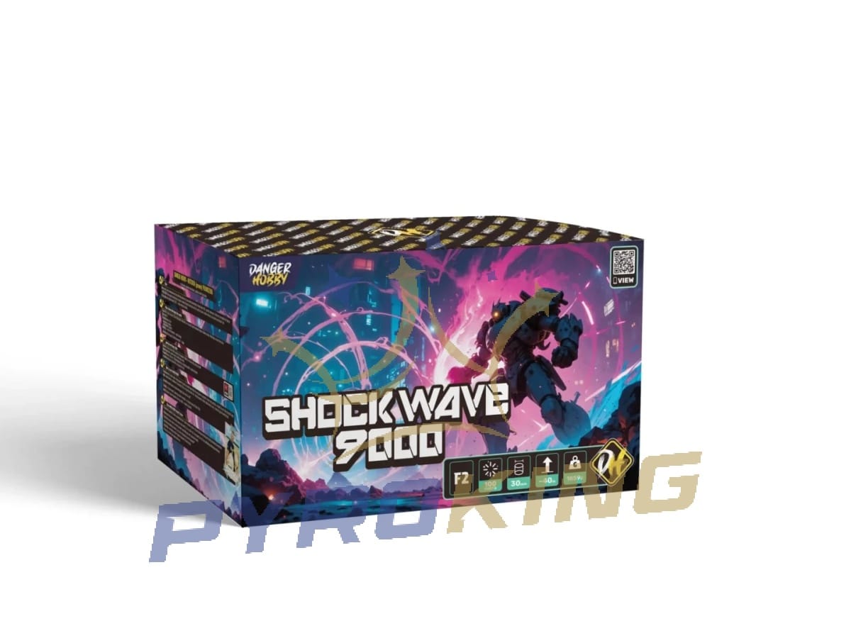 Wyrzutnia Shock Wave 9000 PC2W3 Danger Hobby – 100 strzałów, kaliber 30 mm Wyrzutnia Shock Wave 9000 PC2W3 Danger Hobby 100 strzałów kaliber 30 mm