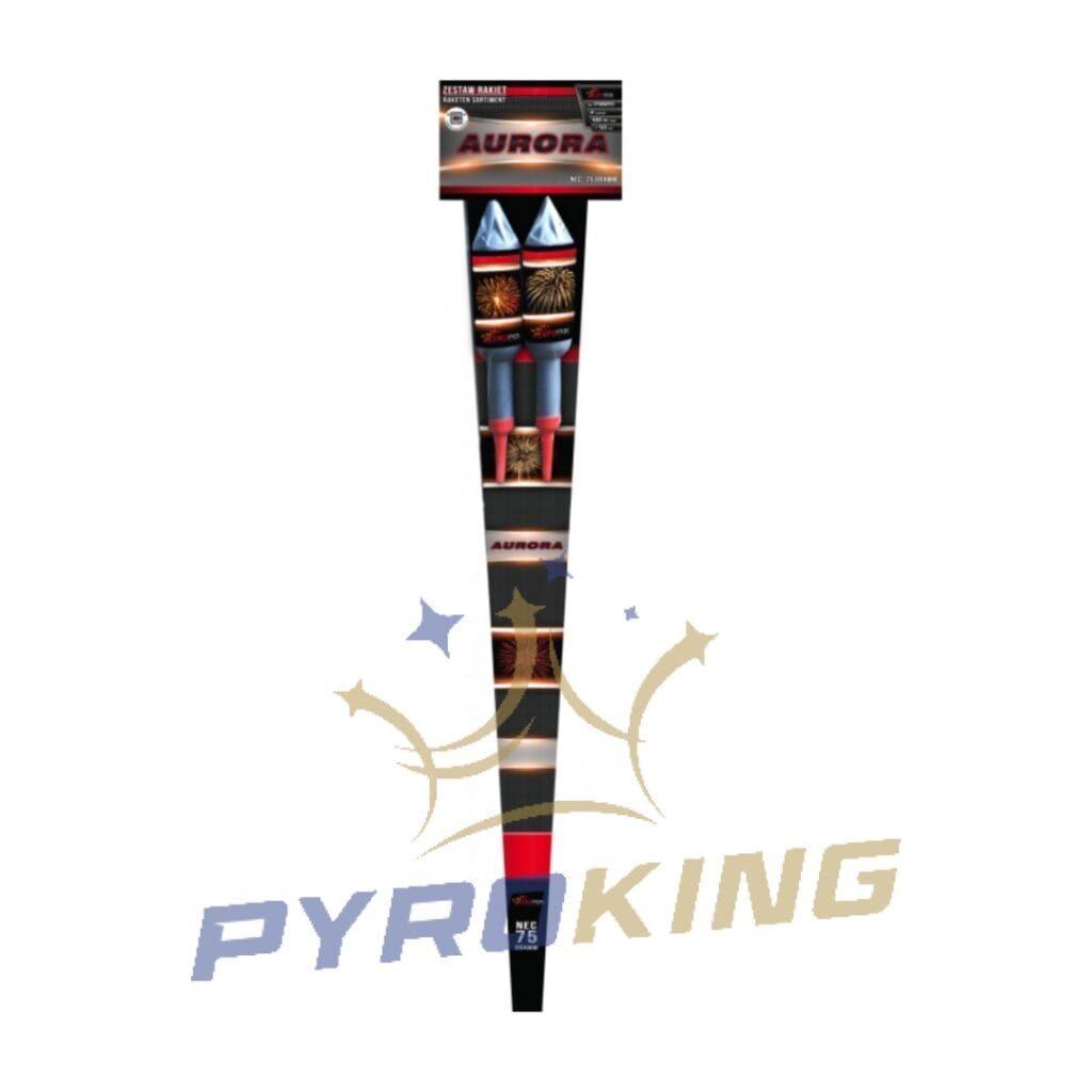 Rakiety Aurora PXR215 Piromax 50 mm – 2 sztuki