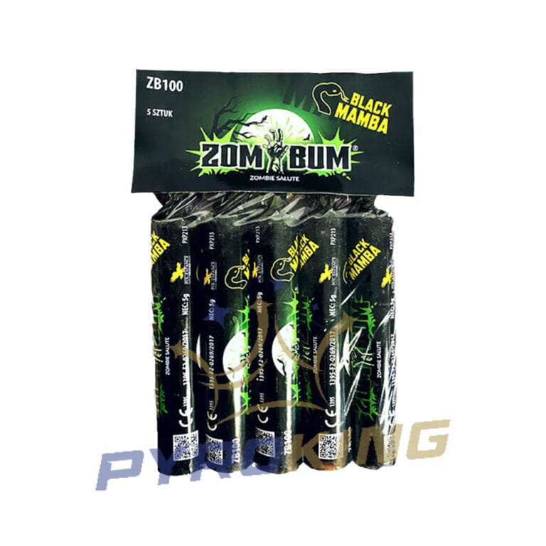 Petardy hukowe Black Mamba 5G ZB100 Zom Bum F2 – 5 sztuk