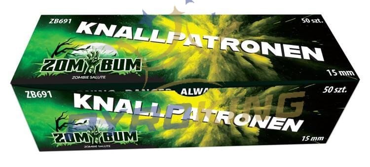 Rakietki pistoletowe Knallpatronen ZB691 Zom Bum P1 – 50 sztuk