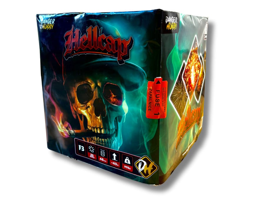 Wyrzutnia-HELL-CAP-25-strzalow-48-mm-PC1W3-DANGER-HOBBY Wyrzutnia Hell Cap 25 strzałów 48 mm PC1W3 marki Danger Hobby