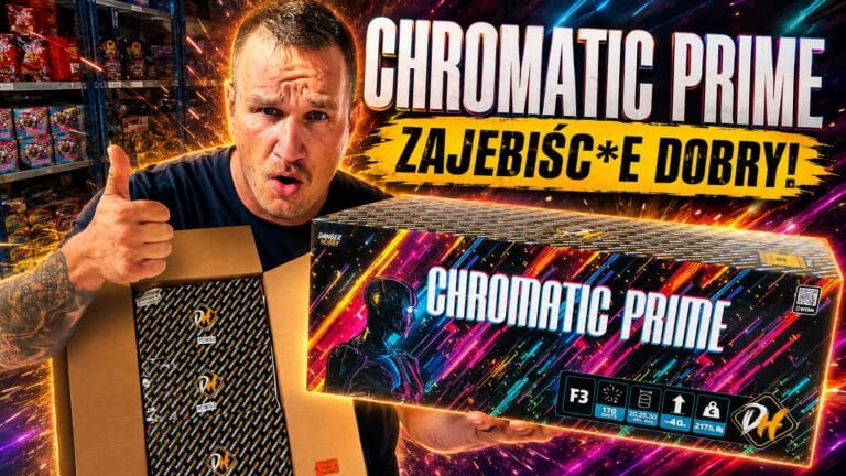 Wyrzutnia fajerwerków Chromatic Prime PC1W10 Danger Hobby 170 strzałów na Sylwestra 2026