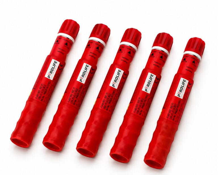 Zestaw 5 czerwonych rac PF-1/R Pyrolife