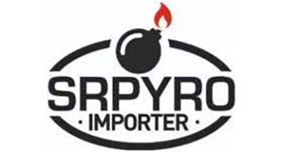 Logo SRPYRO – producent fajerwerków i pirotechniki