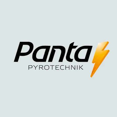 Logo PANTA – fajerwerki i wyrzutnie