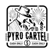 Logo PYRO CARTEL – fajerwerki i wyrzutnie