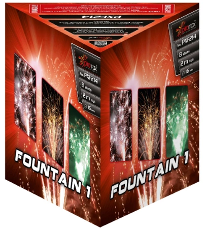 Fontanna Fountain 1 PXF214 Piromax F2 – 8 efektów, 180 sekund