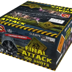 Wyrzutnia Final Attack 100 strzałów 38 mm CLE4579/CTN SRPYRO F3