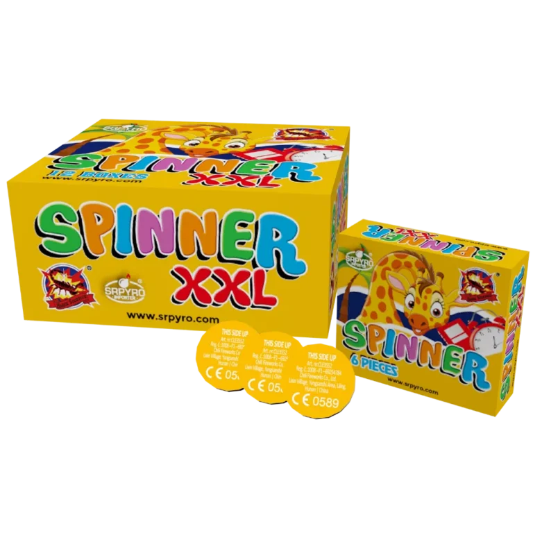 Bączki pirotechniczne Spinner XXL CLE3552PH SRPYRO – 6 sztuk