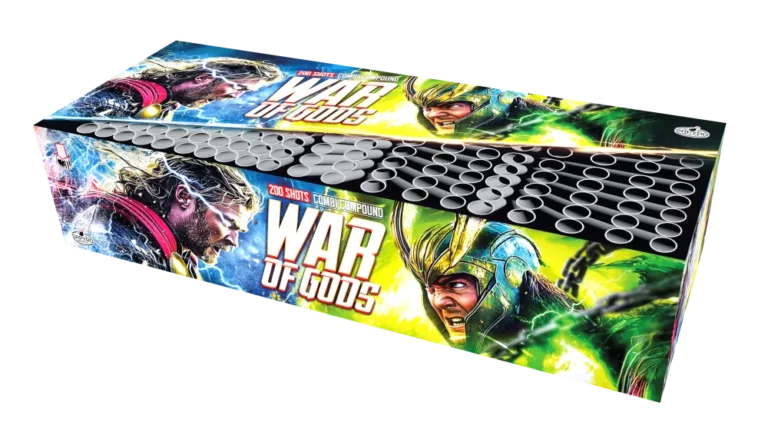 Wyrzutnia złożona War of Gods CLE4709-579Z SRPYRO 200 strzałów 38 mm F3