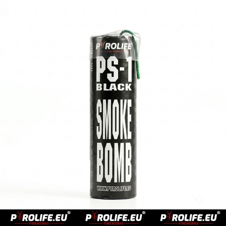 Świeca dymna czarna Pyrolife PS-1/Black 60 sekund T1