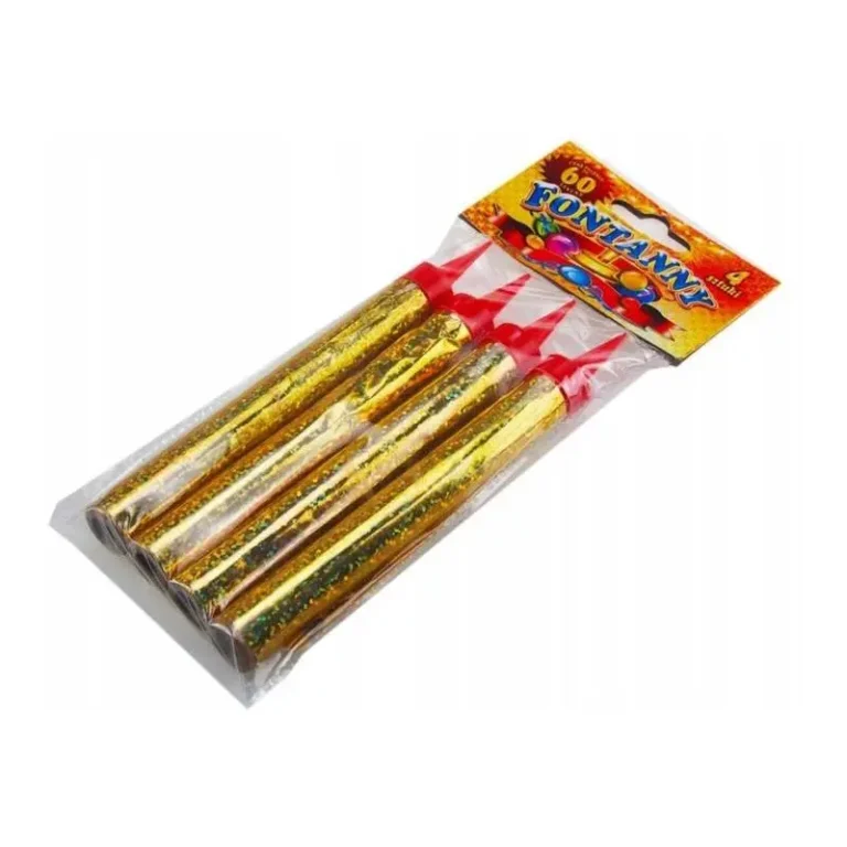 Fontanna tortowa P0018 Magic Time F1 12 cm – opakowanie 4 sztuk